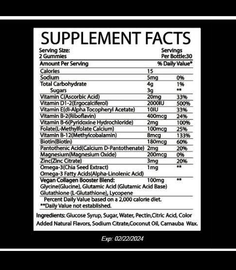 Hair, Skin, & Nail Gummies-5